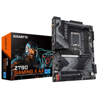 GIGABYTE Z790 GAMING X AX Intel Z790 Soket 1700 DDR5 7600MHz (O.C.) ATX Anakart