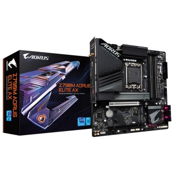 GIGABYTE Z790M AORUS ELITE AX Intel Z790 Soket 1700 DDR5 7600MHz (O.C.) mATX Anakart