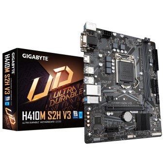 GIGABYTEH410M S2H V3 Intel H410 Soket 1200 DDR4 2666MHz M.2 mATX Anakart