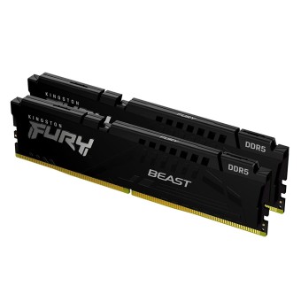 Kingston Fury Beast (KF560C40BBK2-32) 32 GB (2x16GB)  DDR5 6000MHz CL40 Dual Kit PC Ram