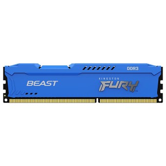 Kingston (KF316C10B/8) 8GB (1x8) Fury Beast DDR3 1600MHz Mavi CL10 PC Ram