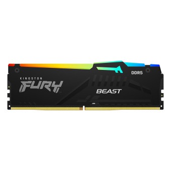 Kingston Fury Beast RGB 8GB DDR5 4800MHz Siyah CL38 PC Ram (KF548C38BBA-8) 