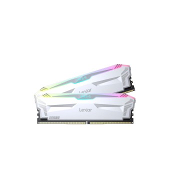 Lexar ARES RGB (2x16) 32GB DDR5 6400MHz Siyah CL32 Beyaz PC Ram-LD5EU016G-R6400GDWA