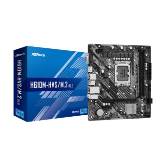 ASROCK H610M-HVS/M.2 Intel H610 Soket LGA1700 DDR4 3200Mhz mATX Anakart