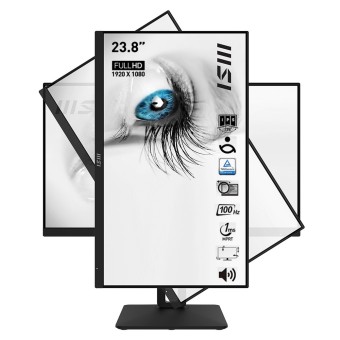 MSI 23.8 PRO MP242AP 100HZ 1MS  FHD 16:9 FLAT IPS Adaptive-Sync Pivot Monitör