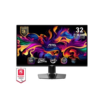 MSI 31.5 MAG 321UPX 240Hz 0.03Ms  QD-OLED UHD 16:9 Flat FreeSync Gaming Monitör