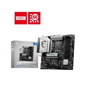 MSI B760M GAMING PLUS WIFI Intel B760 Soket LGA1700 DDR5 6800(OC) WI-FI 6E mATX Anakart