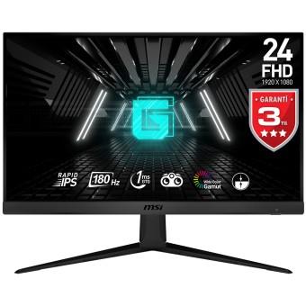 MSI G2412F 23.8" 180Hz 1MS FHD 16:9 FLAT Rapid IPS Adaptive-SYNC Gaming Monitör