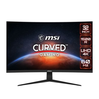 MSI G321CUV 31.5" 60Hz 4Ms 3840X2160 (UHD) 4K VA HDR Anti-Glare Curved Gaming Monitör