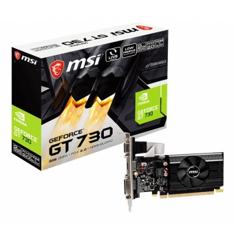 MSI GEFORCE GT 730 2GD3H LP 2GB DDR3 64bit DX12 NVIDIA Ekran Kartı