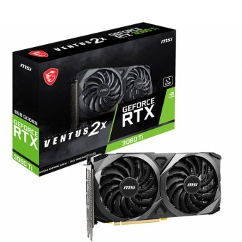 MSI GEFORCE RTX 3060 TI VENTUS 2X RTX3060TI V1 LHR 8GB GDDR6 256Bit DX12 NVIDIA Ekran Kartı