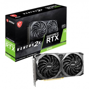 MSI GEFORCE RTX 3060 VENTUS 2X 12G OC 12GB GDDR6 192Bit NVIDIA Ekran Kartı