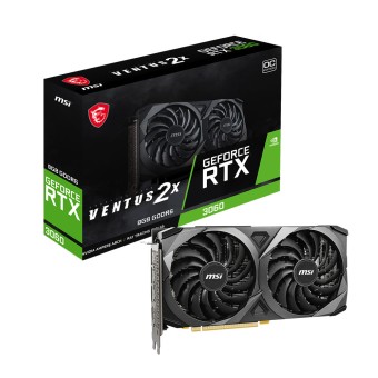 MSI GeForce RTX 3060 VENTUS 2X 8G OC 8GB GDDR6 128Bit NVIDIA Ekran Kartı