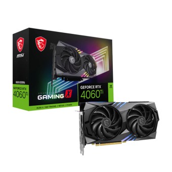 MSI GeForce RTX 4060 Ti GAMING X 8GB 128Bit  PCI-E 4.0 GDDR6 NVIDIA Ekran Kartı