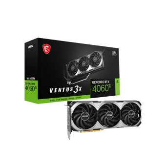 MSI GeForce RTX 4060 TI VENTUS 3X E 8G OC RTX4060TI 8GB GDDR6 128Bit DLSS 3 NVIDIA Ekran Kartı