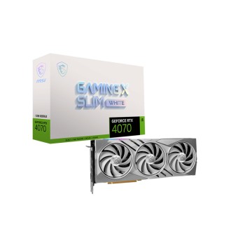 MSI GeForce RTX 4070 GAMING X SLIM WHITE 12G RTX4070 12GB GDDR6X 192Bit DLSS 3 NVIDIA Ekran Kartı