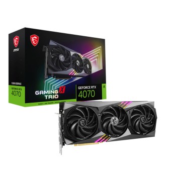 MSI GeForce RTX 4070 GAMING X TRIO 12G 192Bit 12GB  PCI-E 4.0 GDDR6X NVIDIA Ekran Kartı