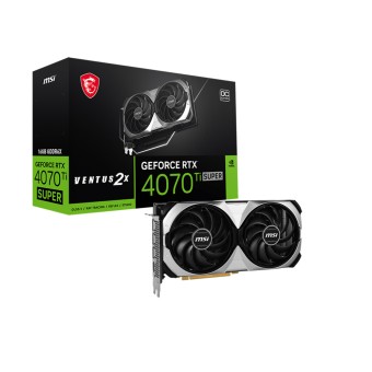 MSI GeForce RTX 4070 Ti SUPER 16G VENTUS 2X OC 16GB GDDR6X 256Bit NVIDIA DLSS 3 Ekran Kartı