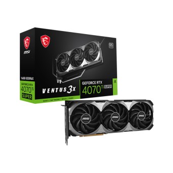 MSI GeForce RTX 4070 Ti SUPER 16G VENTUS 3X OC 16GB GDDR6X 256Bit NVIDIA DLSS 3 Ekran Kartı