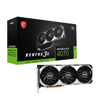 MSI GeForce RTX 4070 VENTUS 3X 12G OC 12GB 192Bit PCI-E 4.0 GDDR6X NVIDIA Ekran Kartı