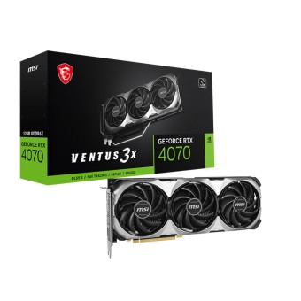 MSI GeForce RTX 4070 VENTUS 3X E 12G OC 192Bit 12GB PCI-E 4.0 GDDR6X DLSS 3 NVIDIA Ekran Kartı