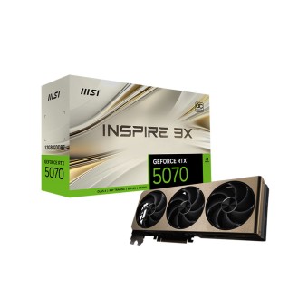 MSI GeForce RTX 5070 12G INSPIRE 3X OC GDDR7 12GB 192Bit DLSS 4 NVIDIA Ekran Kartı