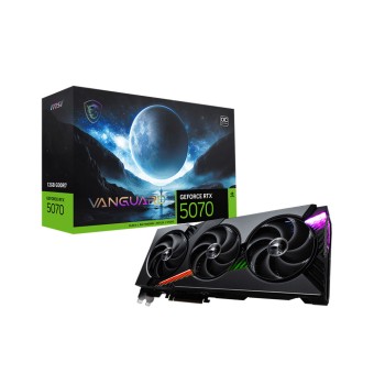 MSI GeForce RTX 5070 12G VANGUARD OC GDDR7 12GB 192Bit DLSS 4 NVIDIA Ekran Kartı