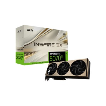 MSI GeForce RTX 5070 Ti 16G INSPIRE 3X OC PLUS 16GB GDDR7 256 Bit DLSS 4 NVIDIA Ekran Kartı