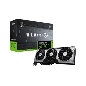 MSI GeForce RTX 5070 Ti 16G VENTUS 3X OC 16GB GDDR7 256 Bit DLSS 4 NVIDIA Ekran Kartı