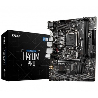 MSI H410M PRO Intel H410 Soket 1200 DDR4 2933MHz M.2 mATX Anakart