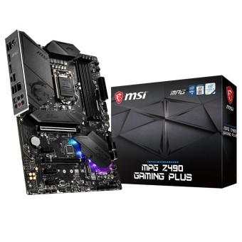 MSI MPG Z490 GAMING PLUS Intel Z490 Soket 1200 DDR4 5000Mhz (O.C) M.2 ATX Anakart