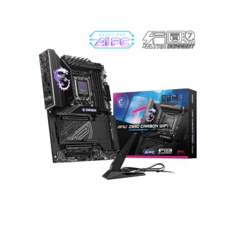 MSI MPG Z890 CARBON WIFI DDR5 Soket LGA1851 9200MHZ(OC) Wi-Fi 7 Destekli ATX Anakart