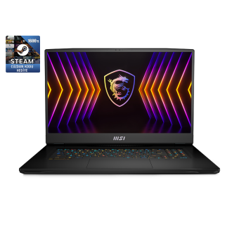 MSI NB TITAN GT77 12UHS-037TR I9 12900HX 128GB DDR5 RTX3080TI GDDR6 16GB 2TB SSD 17.3 UHD 120Hz W11 Gaming Notebook