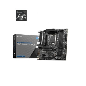 MSI PRO B660M-A DDR4 Intel B660 Soket 1700 DDR4 4600MHz (O.C.) mATX Anakart