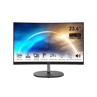 MSI PRO MP241CA 23.6" 75Hz 1Ms 1920X1080 (FHD) VA Anti-Glare Kavisli Monitör