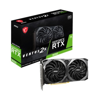 MSI GEFORCE RTX 3050 VENTUS 2X 8G OC RTX3050 8GB GDDR6 128Bit DX12 Ekran Kartı