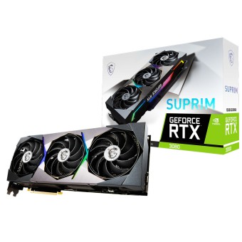 MSI GEFORCE RTX 3080 SUPRIM 10G LHR RTX3080 10GB GDDR6X 320Bit DX12 Ekran Kartı