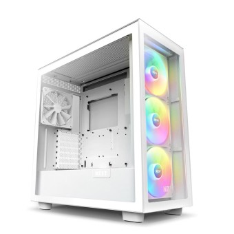 NZXT H7 Elite Edition (2023) Temperli Camlı RGB Fanlı ATX Mid Tower Kasa-CM-H71EW-02