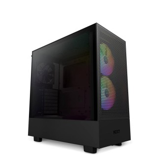 NZXT H5 Flow Temperli Camlı Mesh Panel RGB ATX Siyah Mid Tower Kasa-CC-H51FB-R1