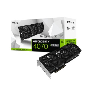 PNY GeForce RTX 4070 Ti Super 16GB VERTO O.C. 256Bit DLSS 3 Ekran Kartı-VCG4070TS16TFXPB1-O