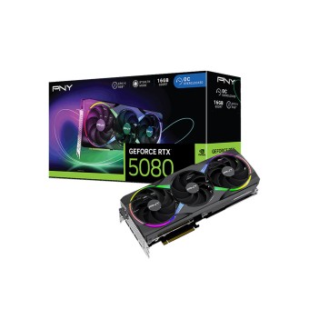 PNY GeForce RTX 5080 ARGB 16GB GDDR7 Overclocked 256Bit DLSS 4 NVIDIA Ekran Kartı-VCG508016TFXXPB1-O