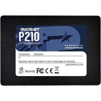 PATROIT P210 256GB  Sata 3.0 7mm 2.5" SSD Okuma Hızı 500MB / Yazma Hızı 400MB