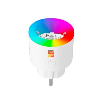 S-Link Swapp SL-03 16A  RGB Işıklı 2.4 G Wifi TUYA Destekli Akım Korumalı Akıllı Priz