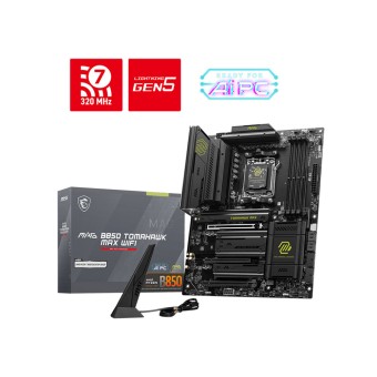 MSI MAG B850 TOMAHAWK MAX WIFI AMD Ryzen B850 AM5 Soket 8400MT/s Wi-Fi 7 ATX Anakart