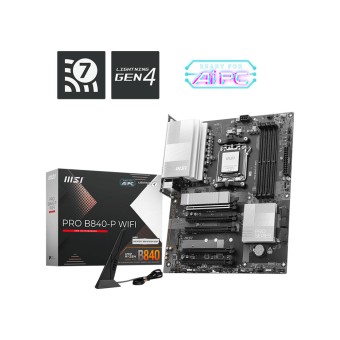 MSI PRO B840-P WIFI AMD Ryzen B840 AM5 Soket 8000MT/s Wi-Fi 7 ATX Anakart