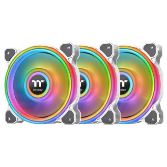 THERMALTAKE Quad Riing 3 x 120mm RGB Beyaz Fan + Kontrolcü