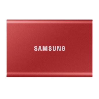 SAMSUNG 500GB MU-PC500R/WW Portable T7 Kırmızı USB 3.2 Okuma Hızı 1050MB / Yazma Hızı 1000MB SSD