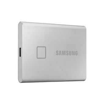 SAMSUNG 1TB MU-PC1T0S/WW Portable T7 Touch Silver USB 3.2 Okuma Hızı 1050MB / Yazma Hızı 1000MB SSD