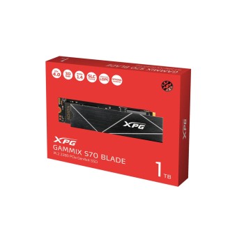 XPG GAMMIX S70 Blade 1TB NVMe M.2 PCIe Gen4x4 Okuma Hızı 7400MB / Yazma Hızı 5500MB SSD