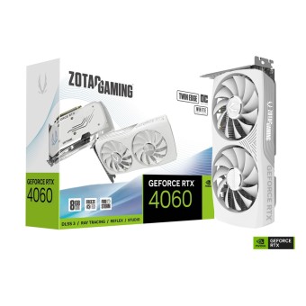 ZOTAC GAMING GeForce RTX 4060 8GB Twin Edge OC White Edition GDDR6 128Bit DLSS 3 NVIDIA Ekran Kartı